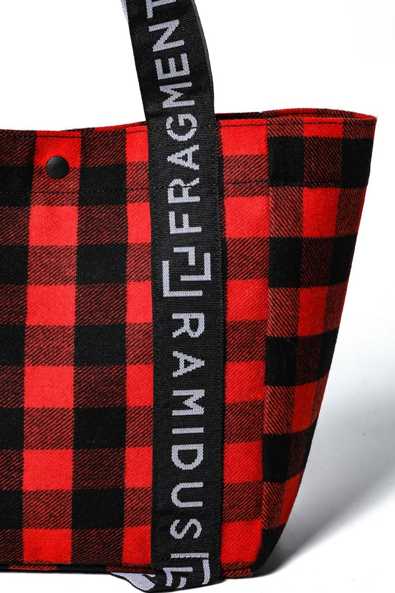 RAMIDUS BOX TOTE BAG (M) Red