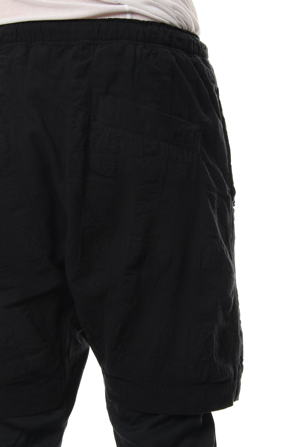 Random Check × Smooth Jersey OverDye Layered Pants RB-004