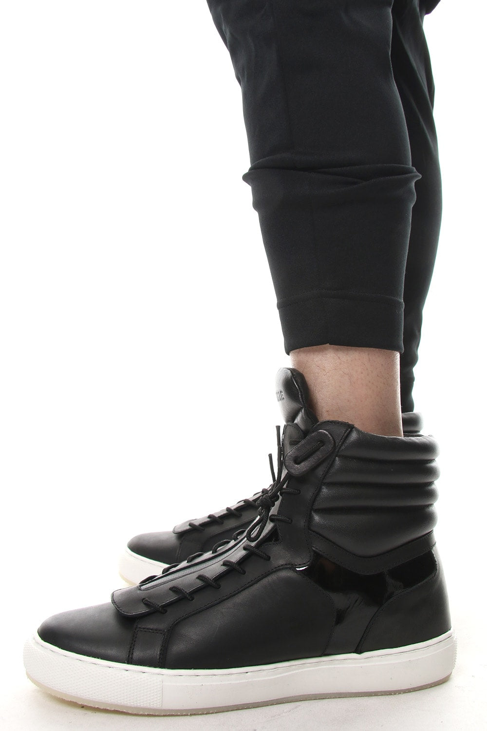 Random Check × Smooth Jersey OverDye Layered Pants RB-004