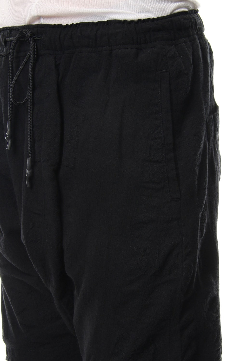 Random Check × Smooth Jersey OverDye Layered Pants RB-004