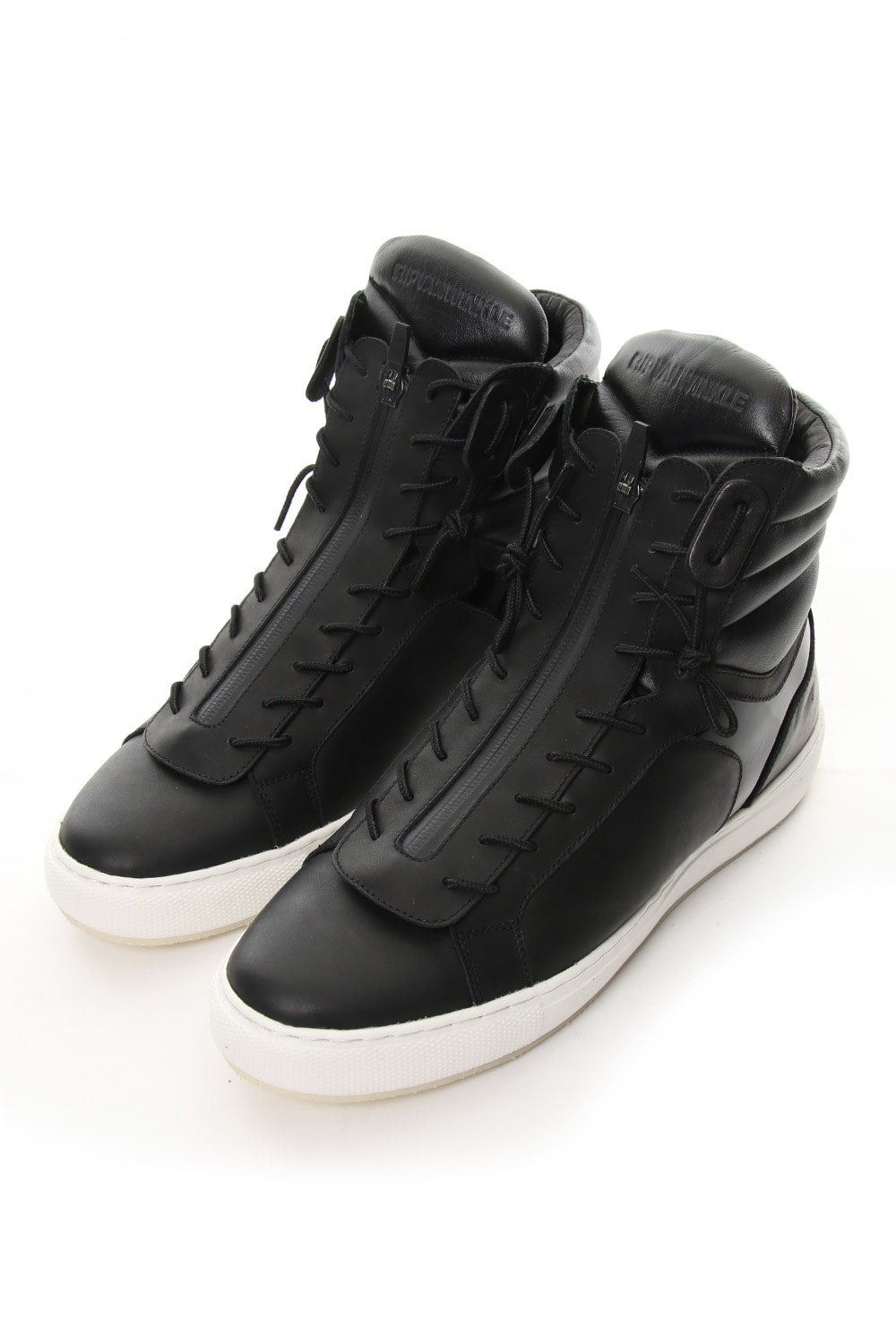FRONT ZIP HIGH CUT SNEAKERS RB-005