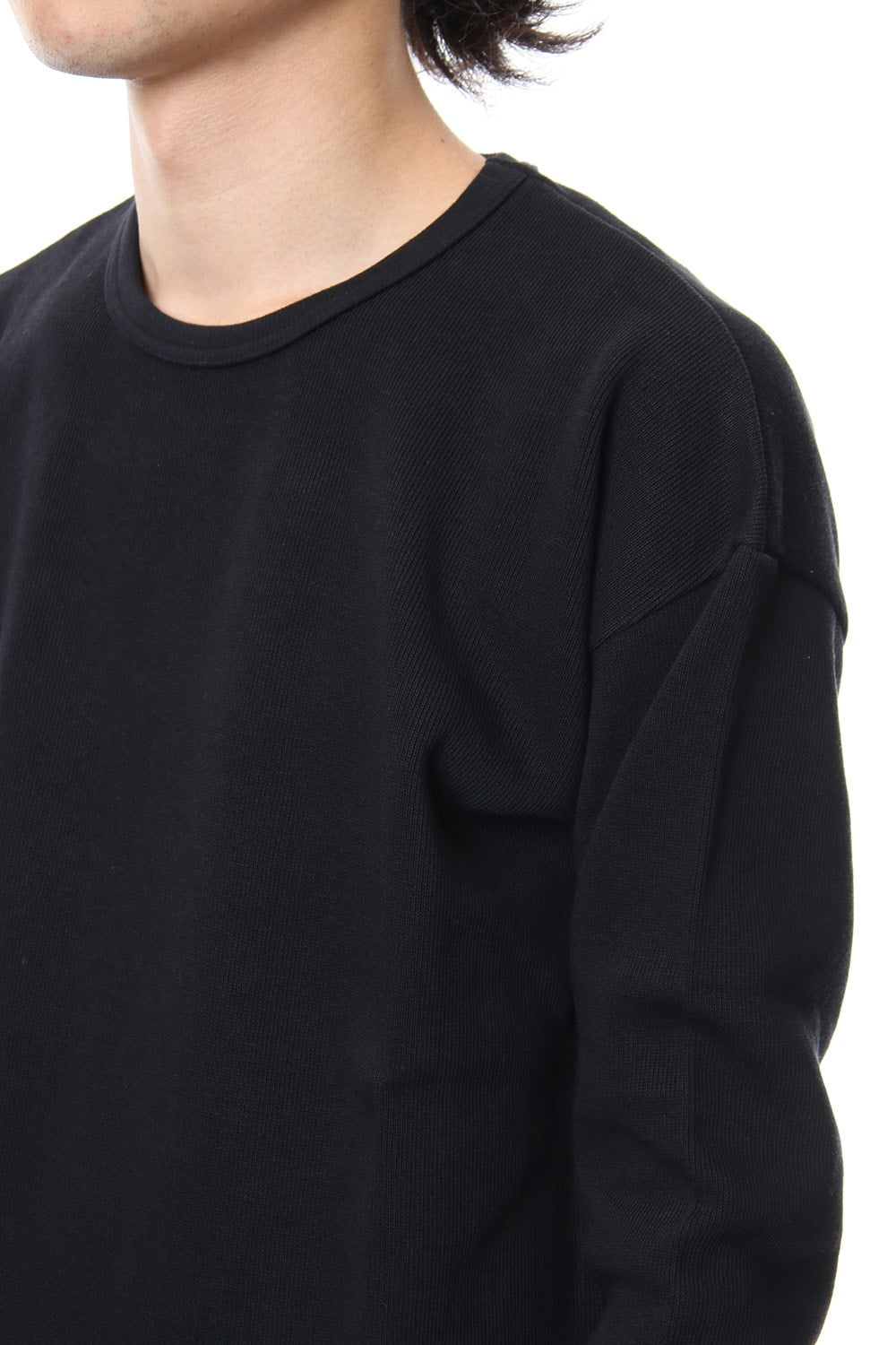 Double Face Layered L/S  RB-010 Black