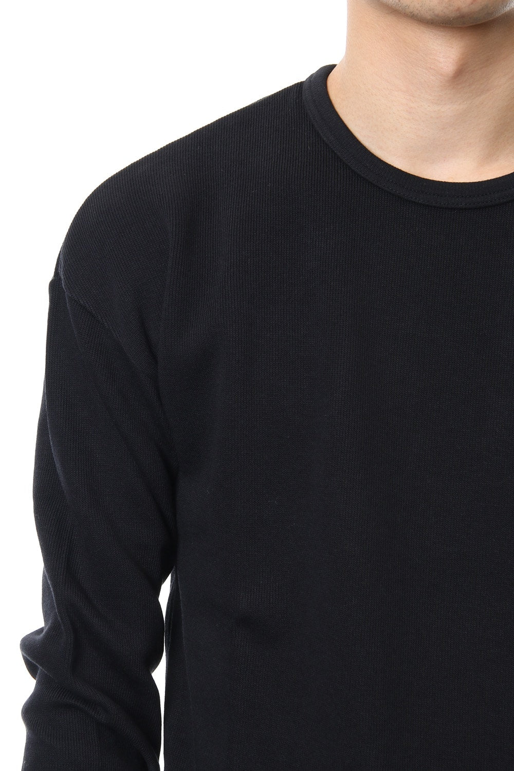 Double Face Layered L/S  RB-010 Black