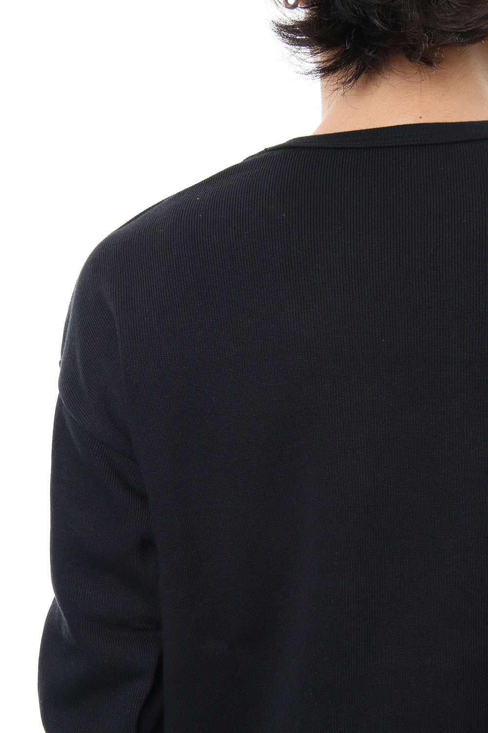 Double Face Layered L/S  RB-010 Black