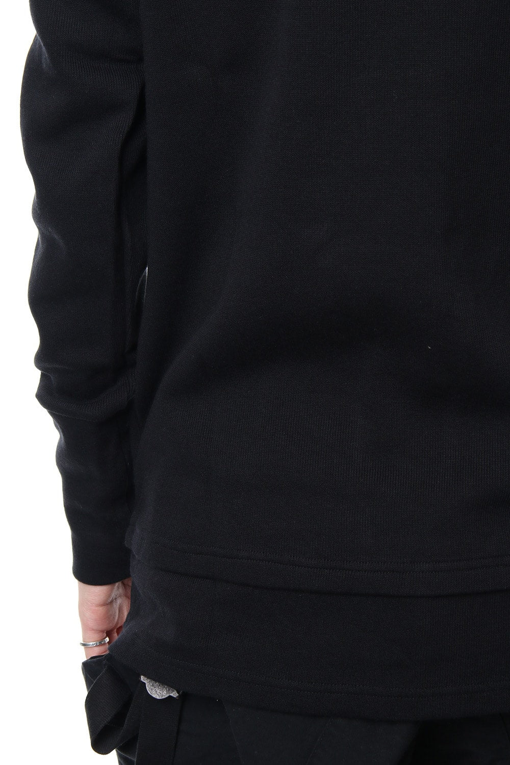 Double Face Layered L/S  RB-010 Black