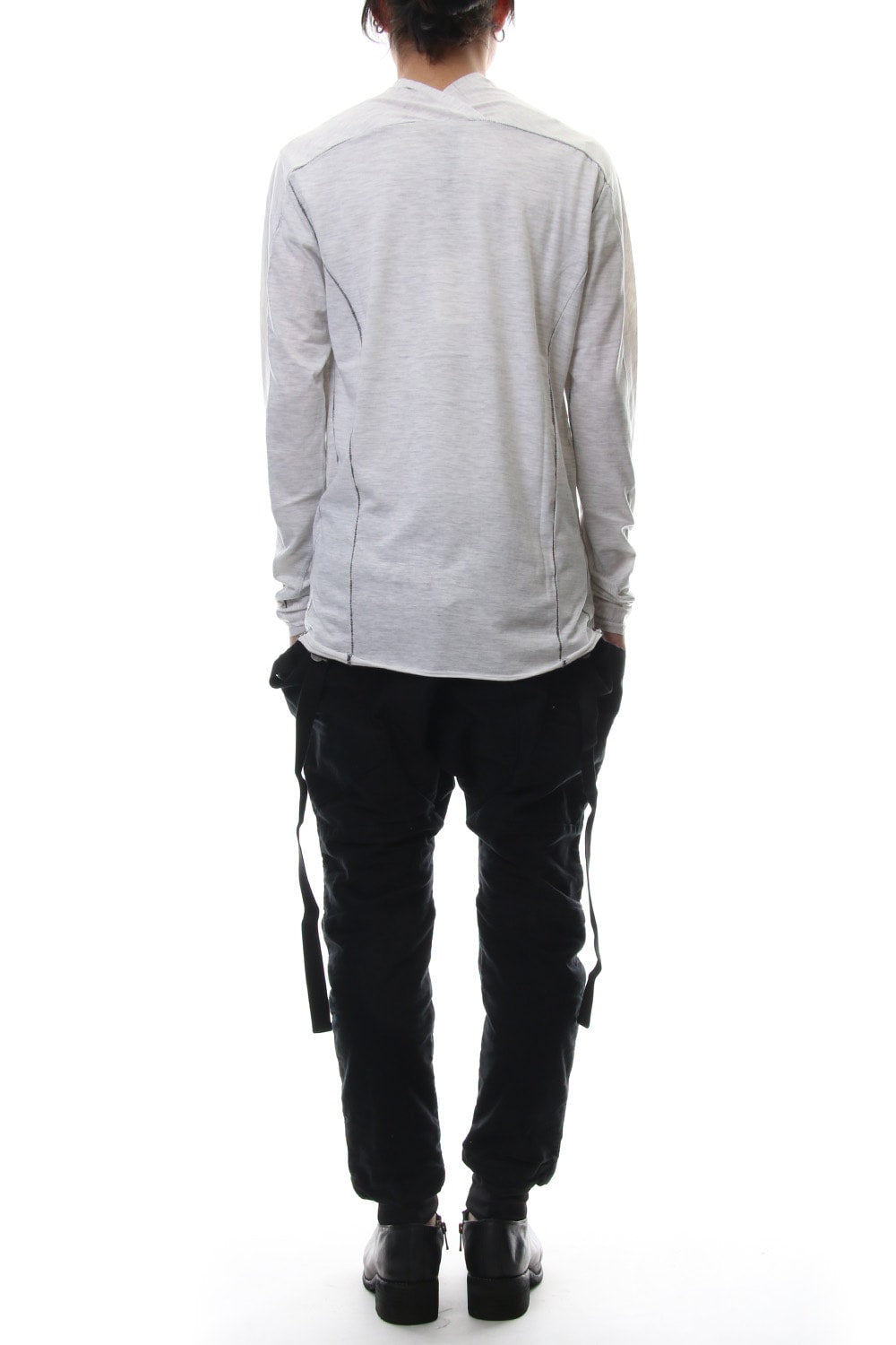 T/C 30/1 Jersey Cross Neck L/S RB-011 Off White