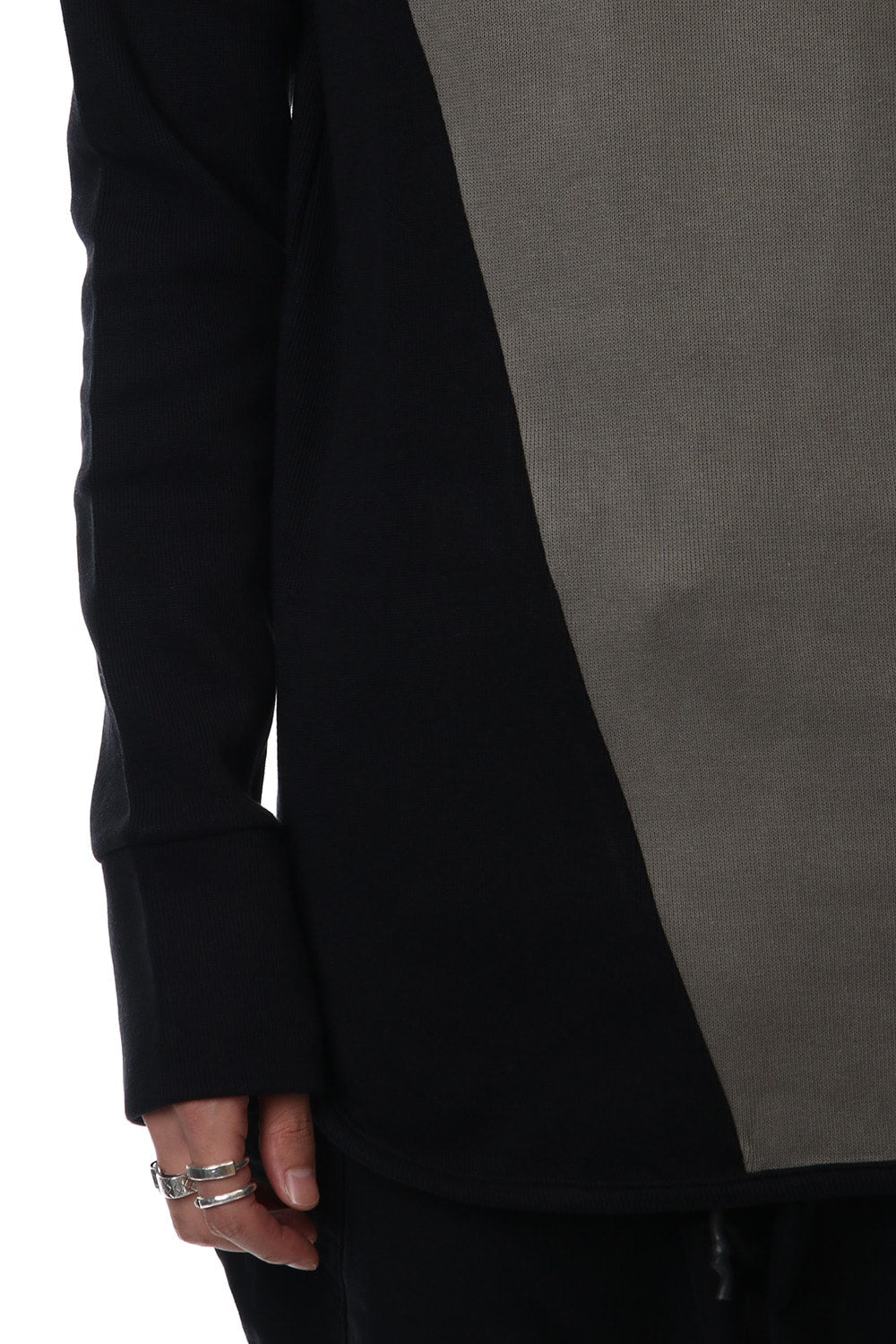 Double Face Shift Turtle neck L/S RB-013 Khaki