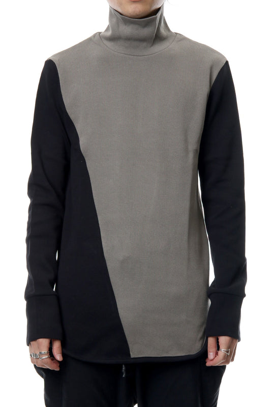 Double Face Shift Turtle neck L/S RB-013 Khaki