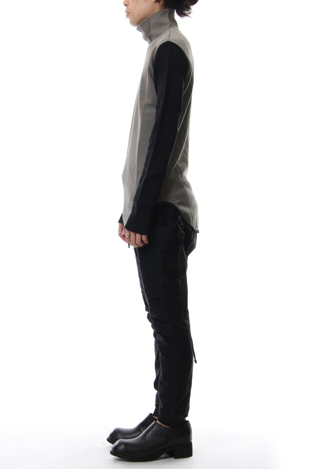 Double Face Shift Turtle neck L/S RB-013 Khaki