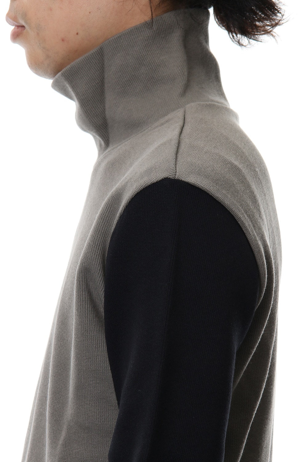 Double Face Shift Turtle neck L/S RB-013 Khaki