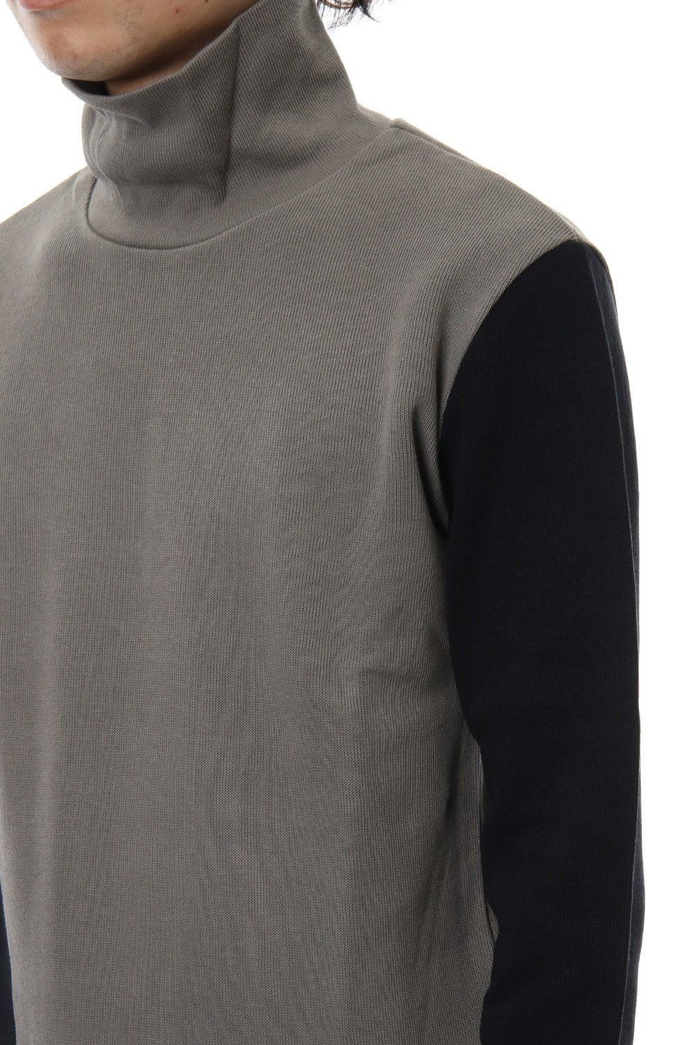 Double Face Shift Turtle neck L/S RB-013 Khaki