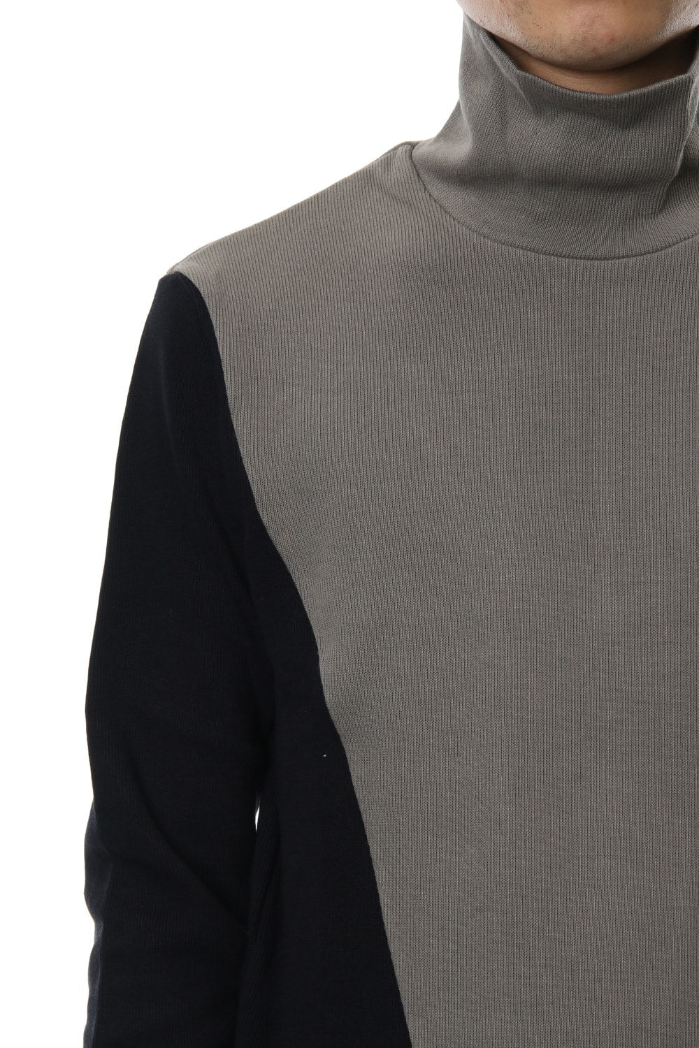 Double Face Shift Turtle neck L/S RB-013 Khaki