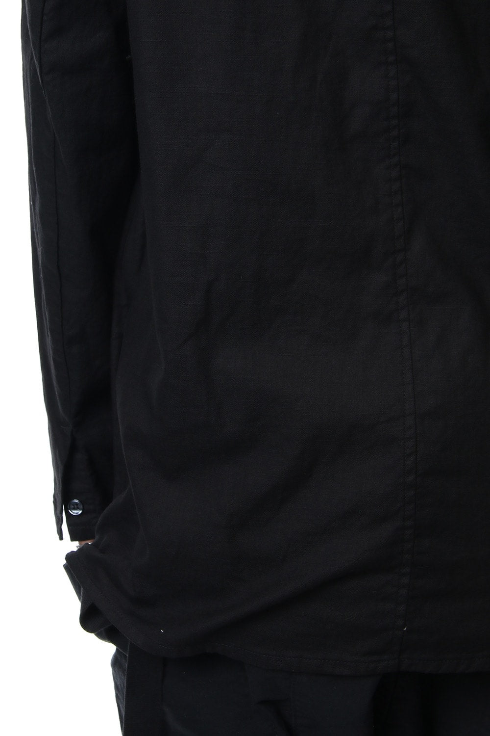 Slab Serge Natural Stretch Over Dye Shirts RB-017 Black