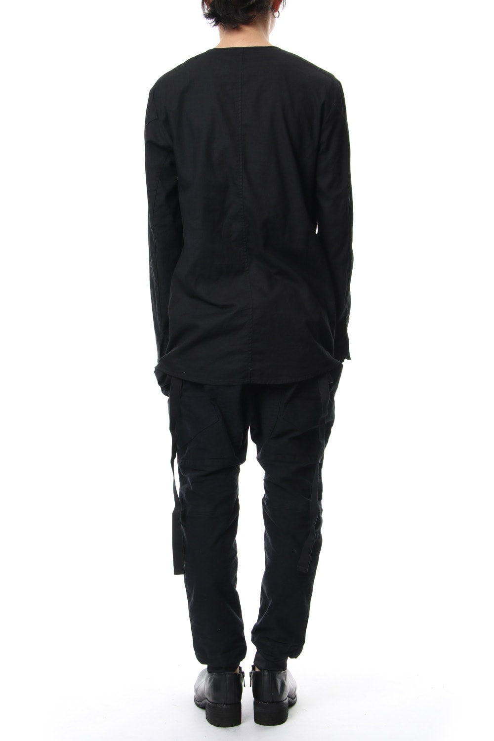 Slab Serge Natural Stretch Over Dye Shirts RB-017 Black