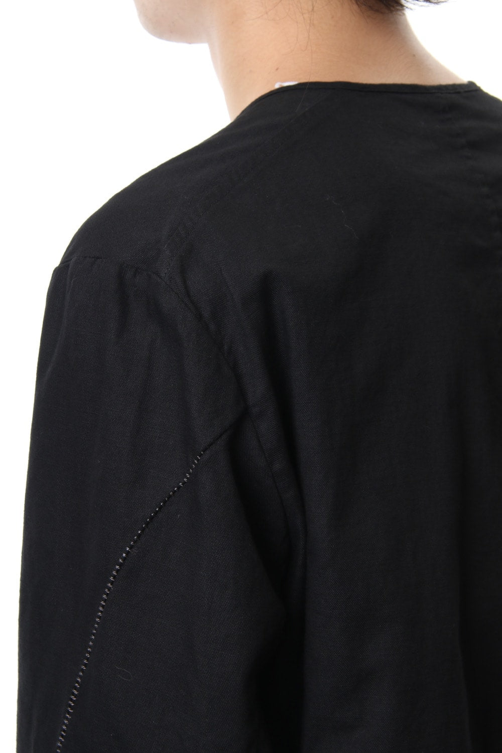 Slab Serge Natural Stretch Over Dye Shirts RB-017 Black