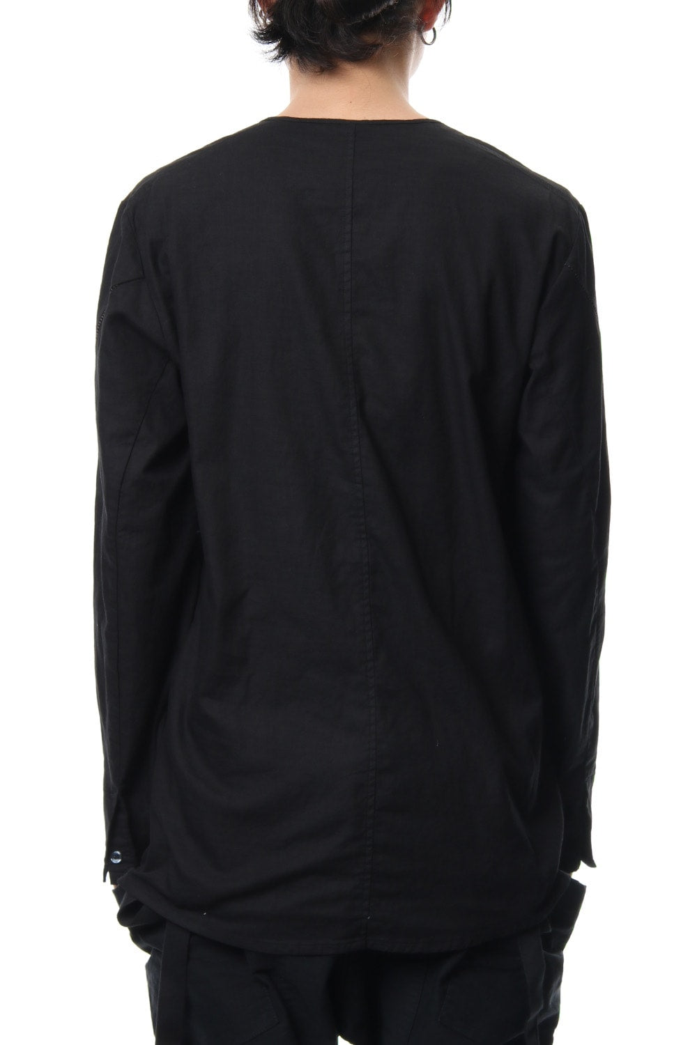 Slab Serge Natural Stretch Over Dye Shirts RB-017 Black