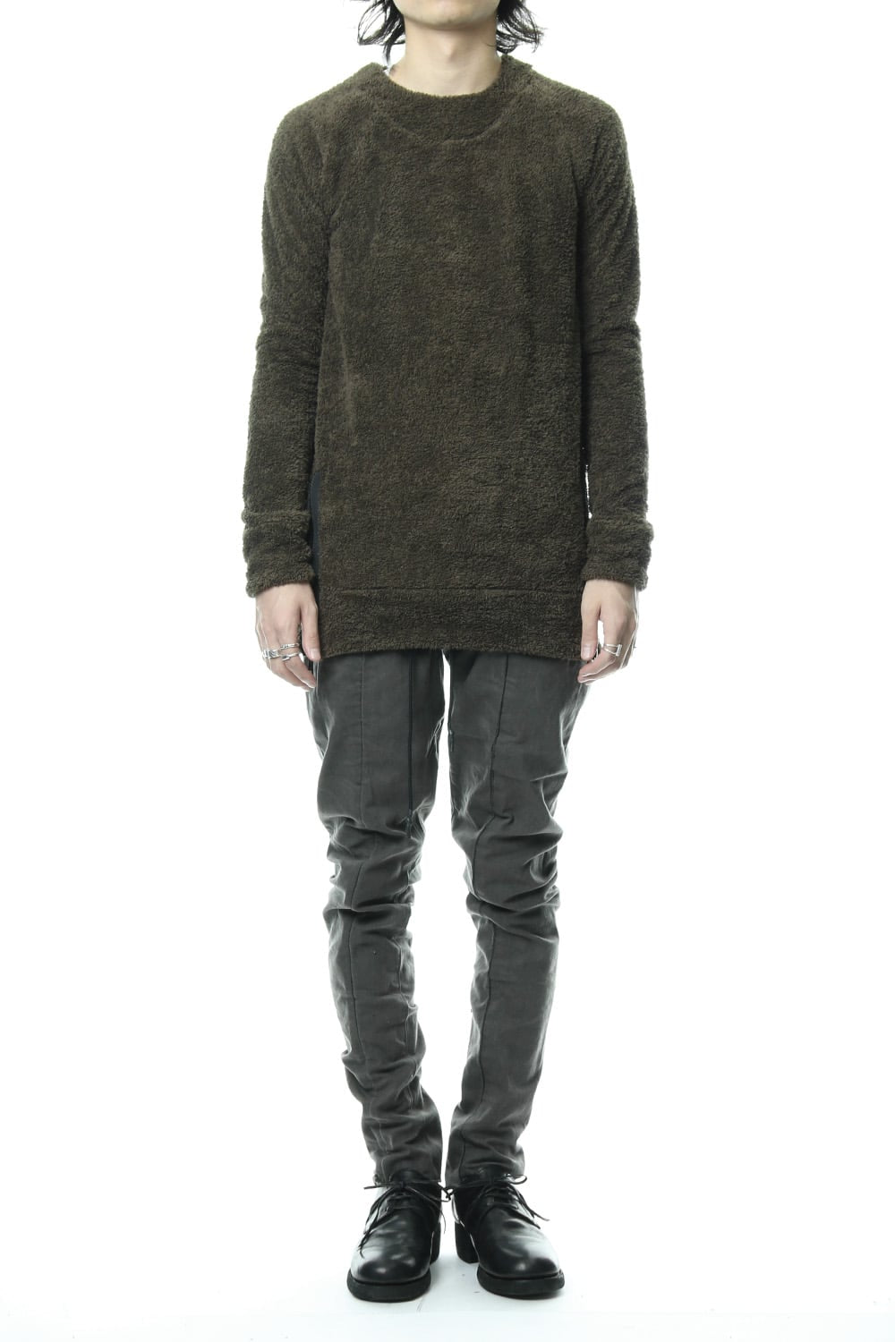 Drill Slab Stretch Oli Paraffin Jodhpurs Pants RB-044 Army Brown