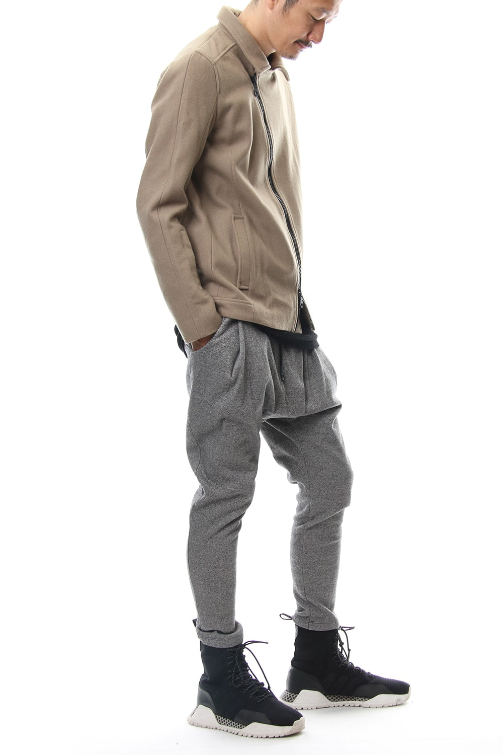 Heavy Melton Flight Jacket RB-051 Camel