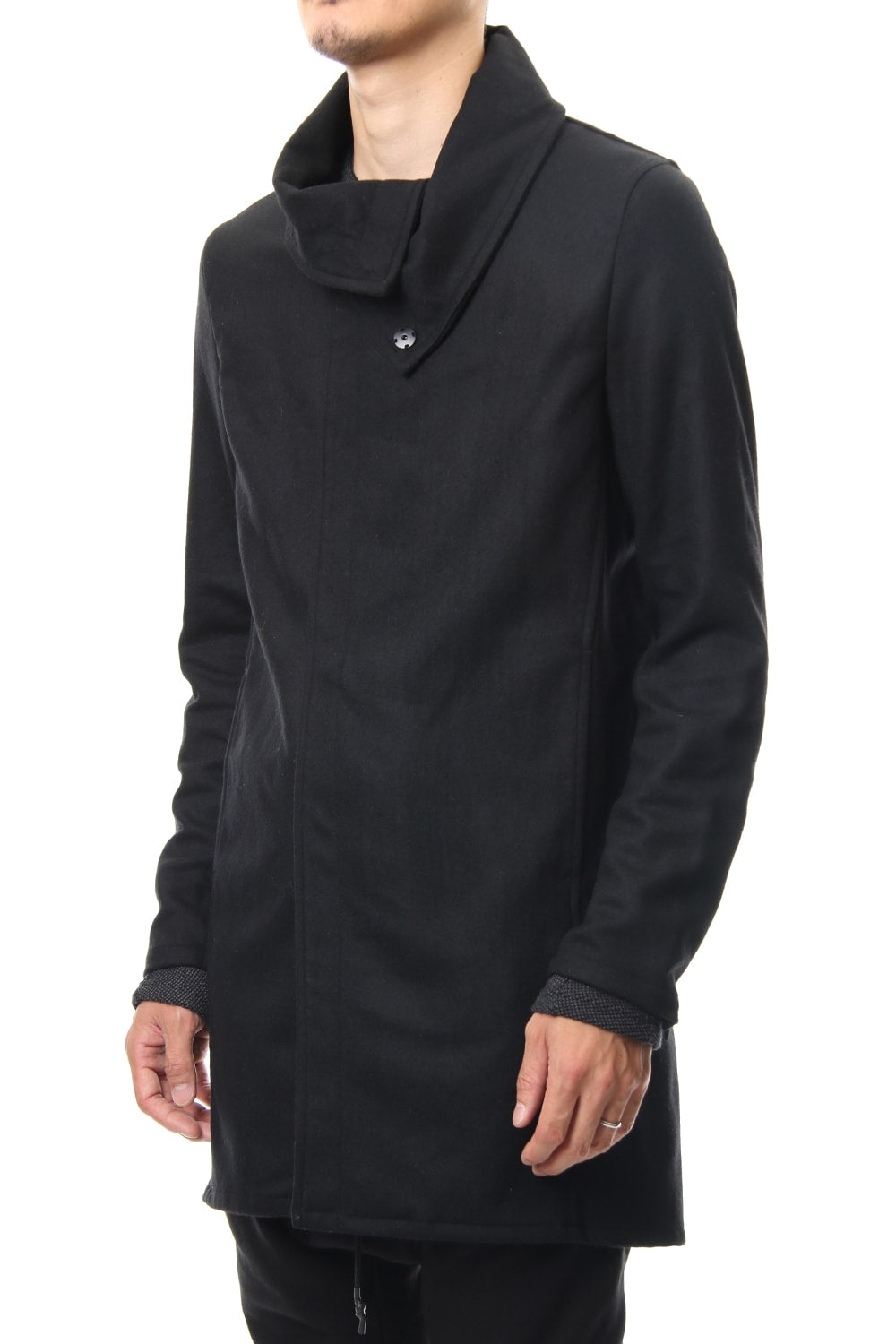 Flannel jersey Coat RB-054 Black