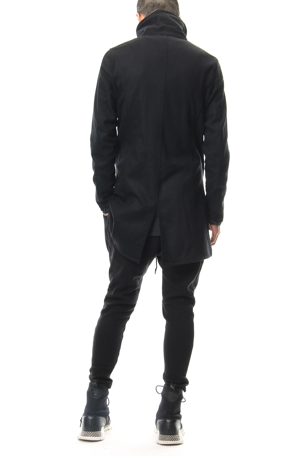 Flannel jersey Coat RB-054 Black