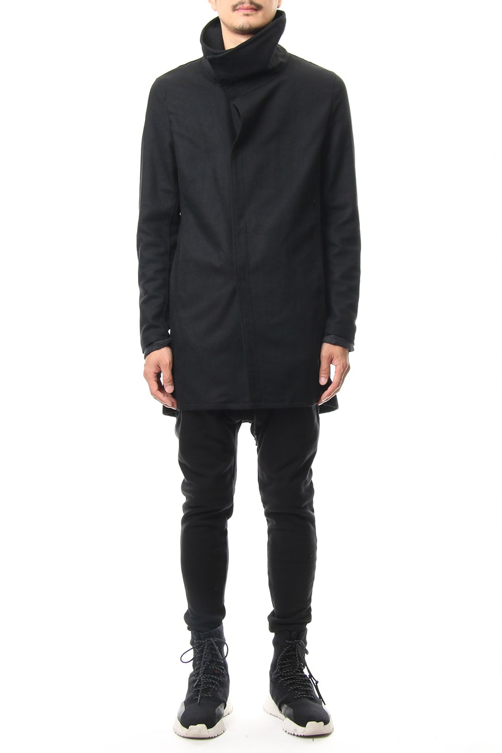 Flannel jersey Coat RB-054 Black