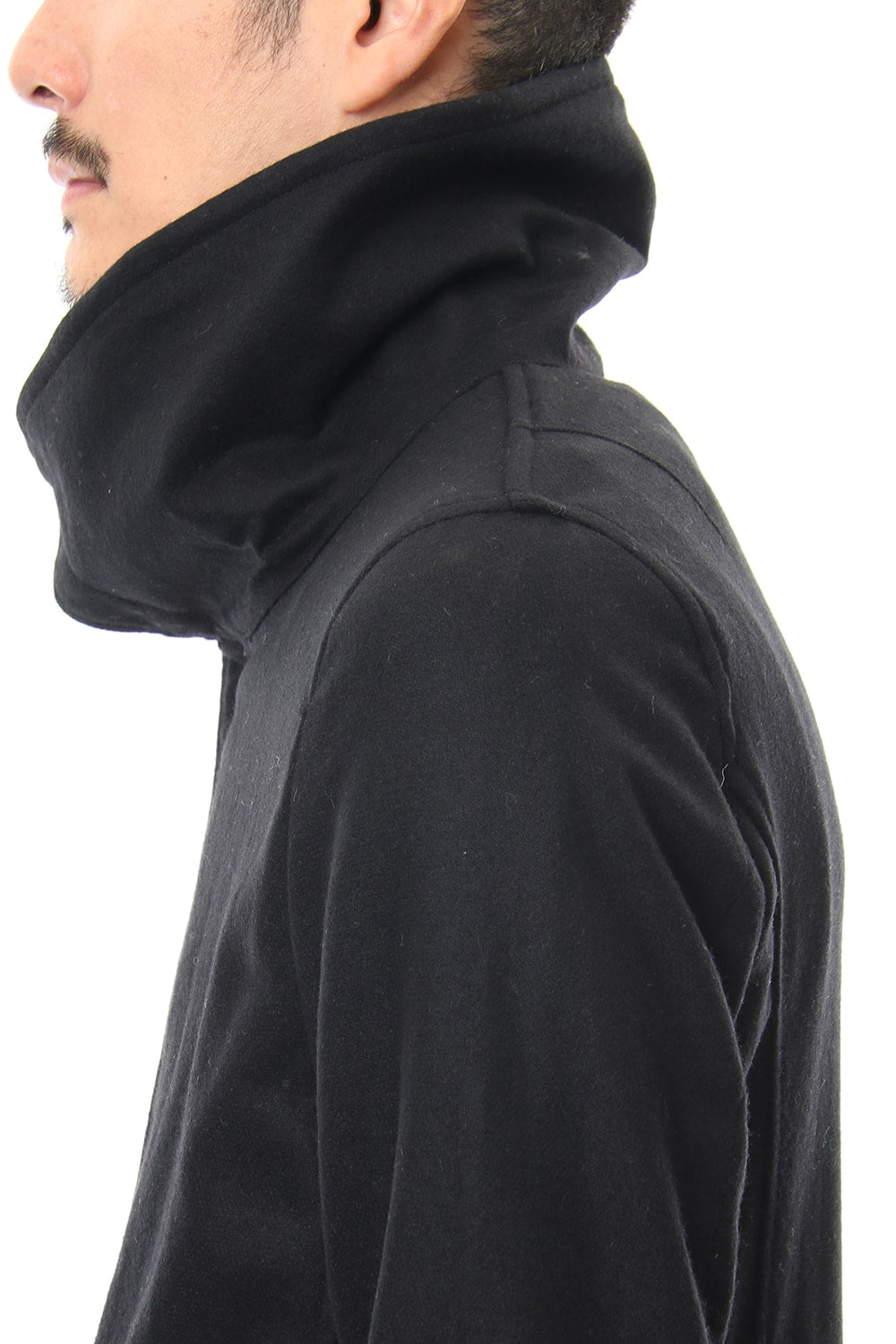 Flannel jersey Coat RB-054 Black