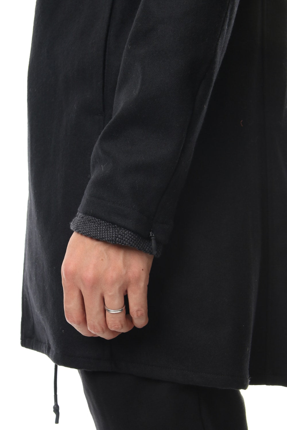 Flannel jersey Coat RB-054 Black