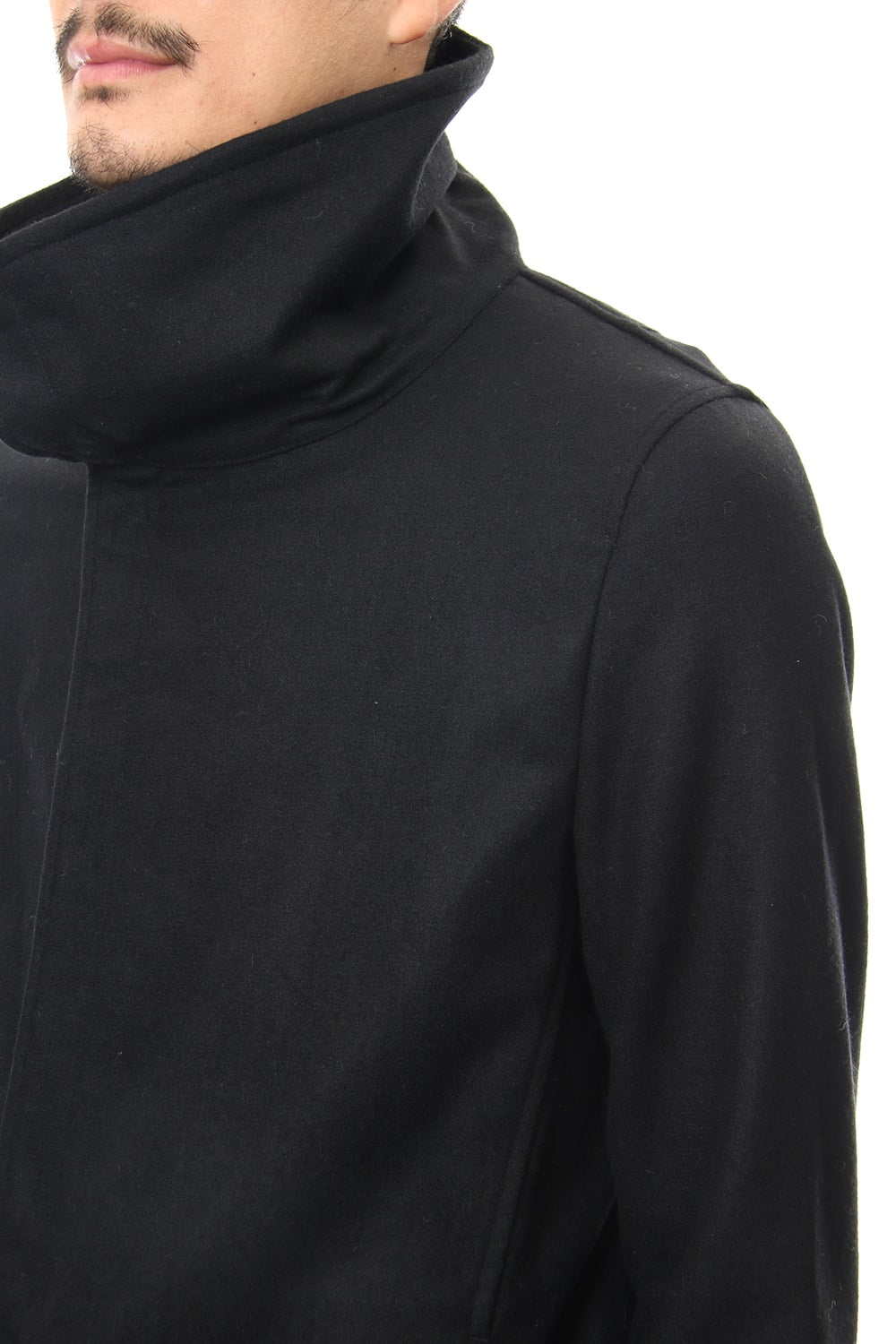 Flannel jersey Coat RB-054 Black