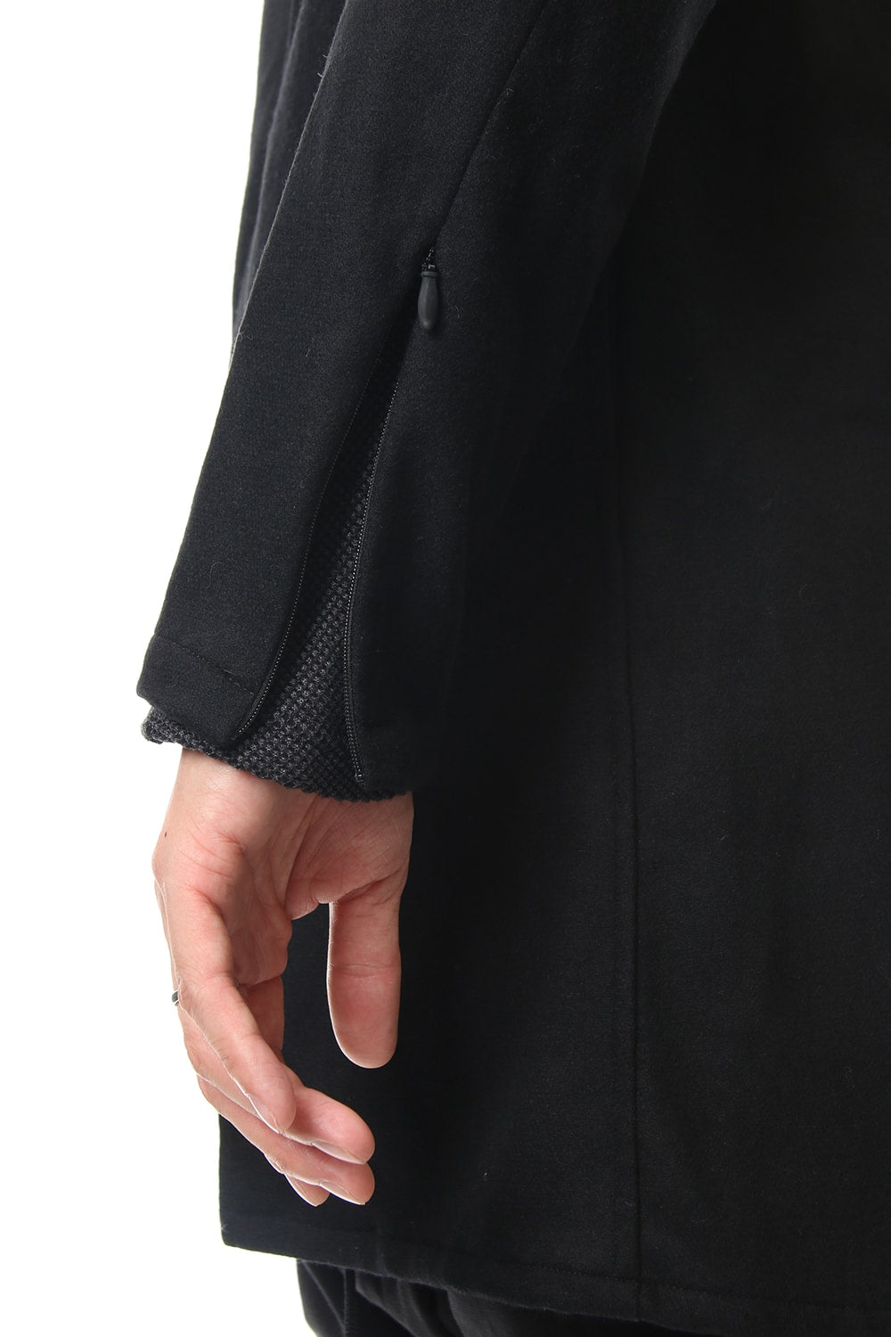 Flannel jersey Coat RB-054 Black