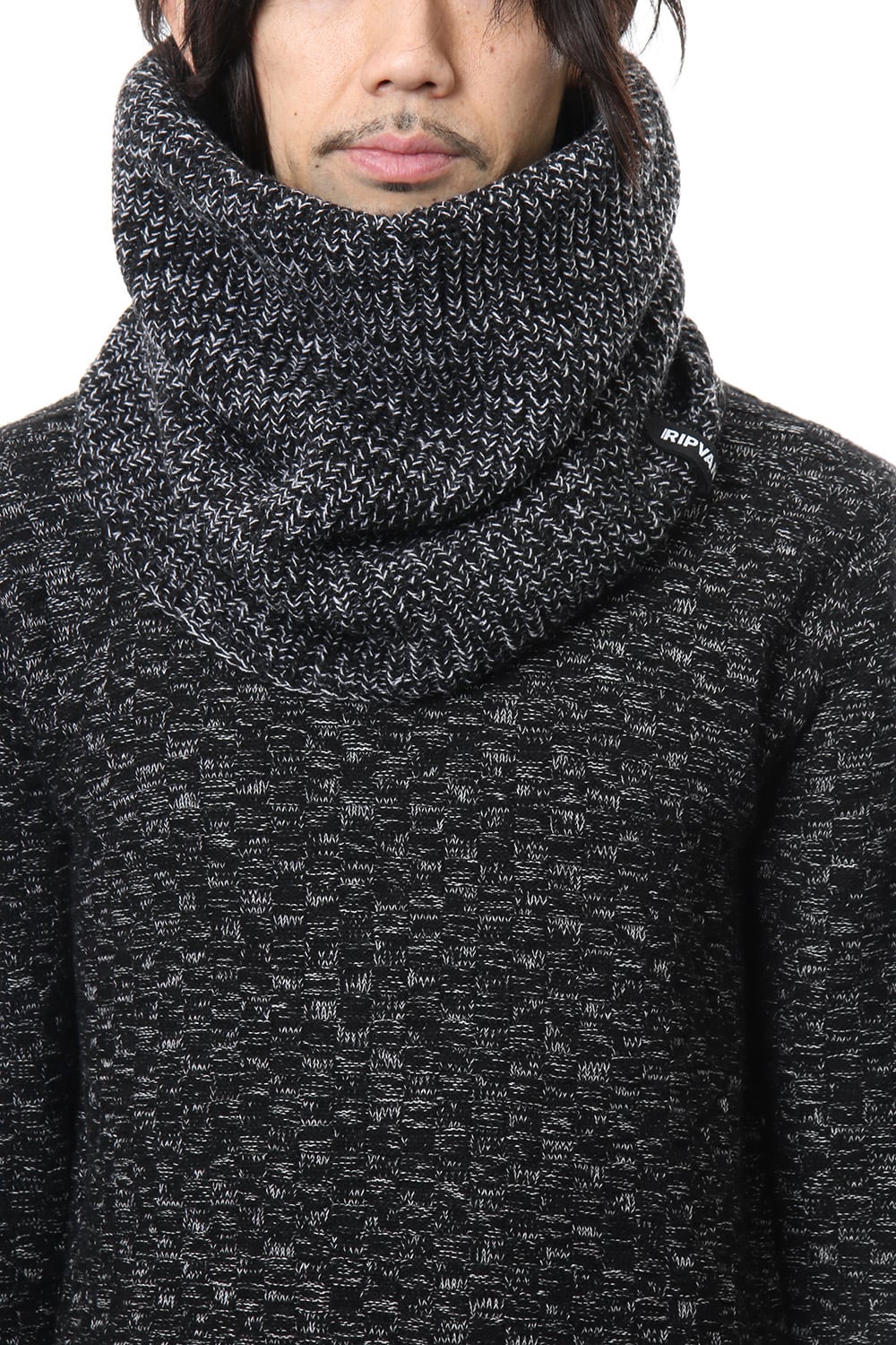 3GG Wool Cotton W Snood RB-056 T.Black