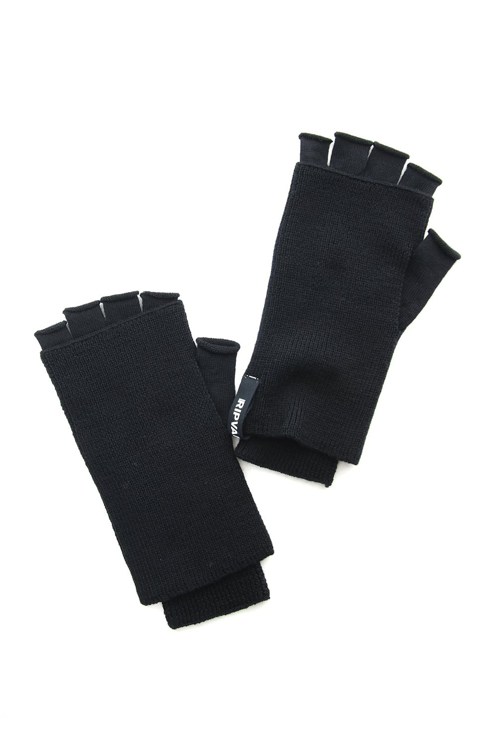 Washable Wool Jersey Knit Gloves RB-057 Black