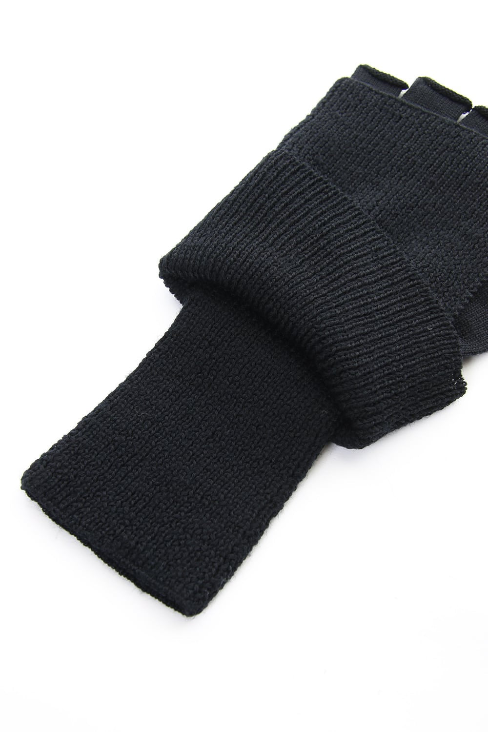 Washable Wool Jersey Knit Gloves RB-057 Black