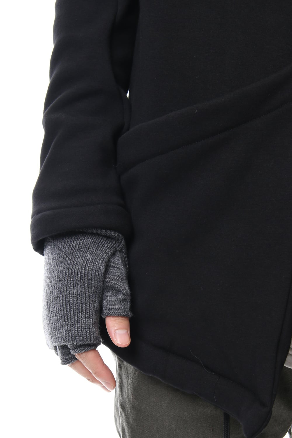 Washable Wool Jersey Knit Gloves RB-057 M.Gray