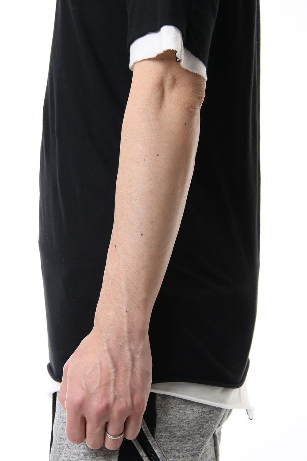 DOUBLE DOLMAN H/S Black