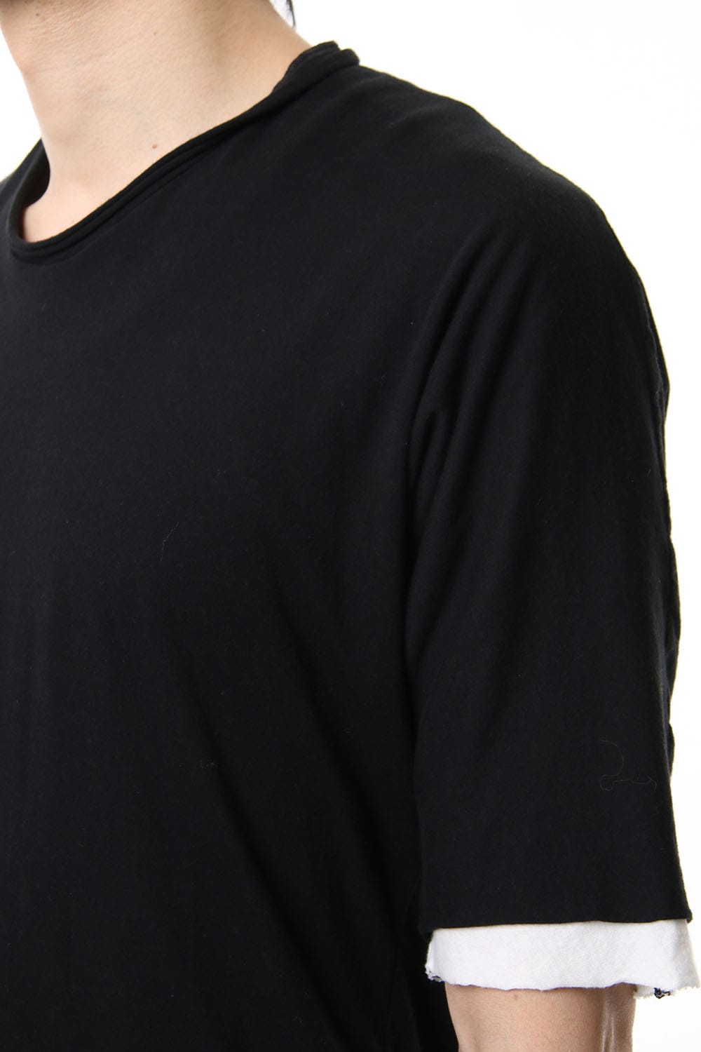 DOUBLE DOLMAN H/S Black
