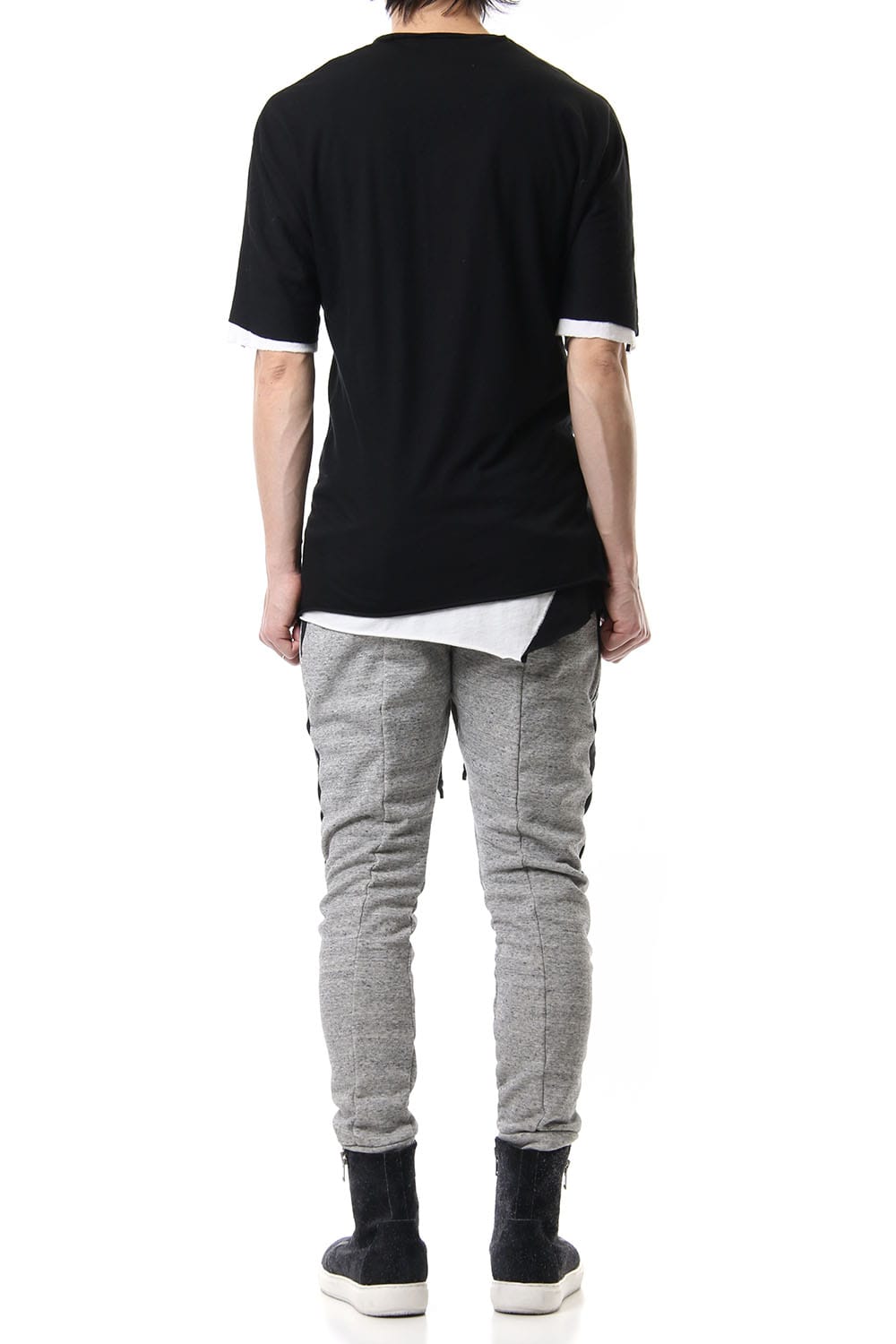 DOUBLE DOLMAN H/S Black