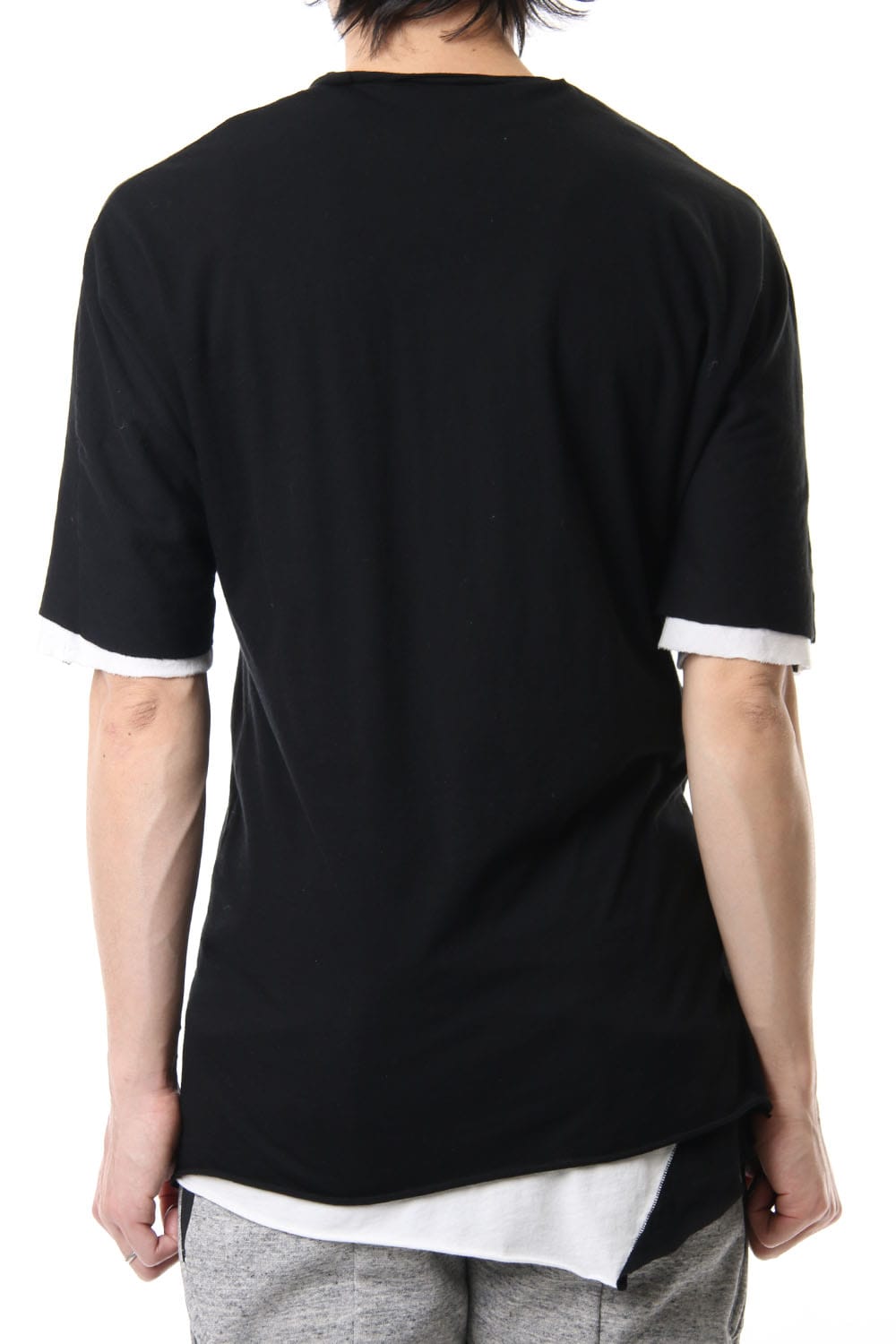 DOUBLE DOLMAN H/S Black