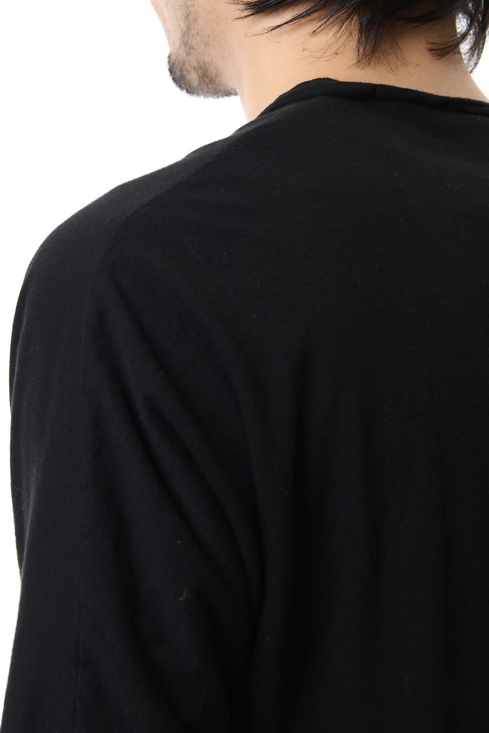 DOUBLE DOLMAN H/S Black