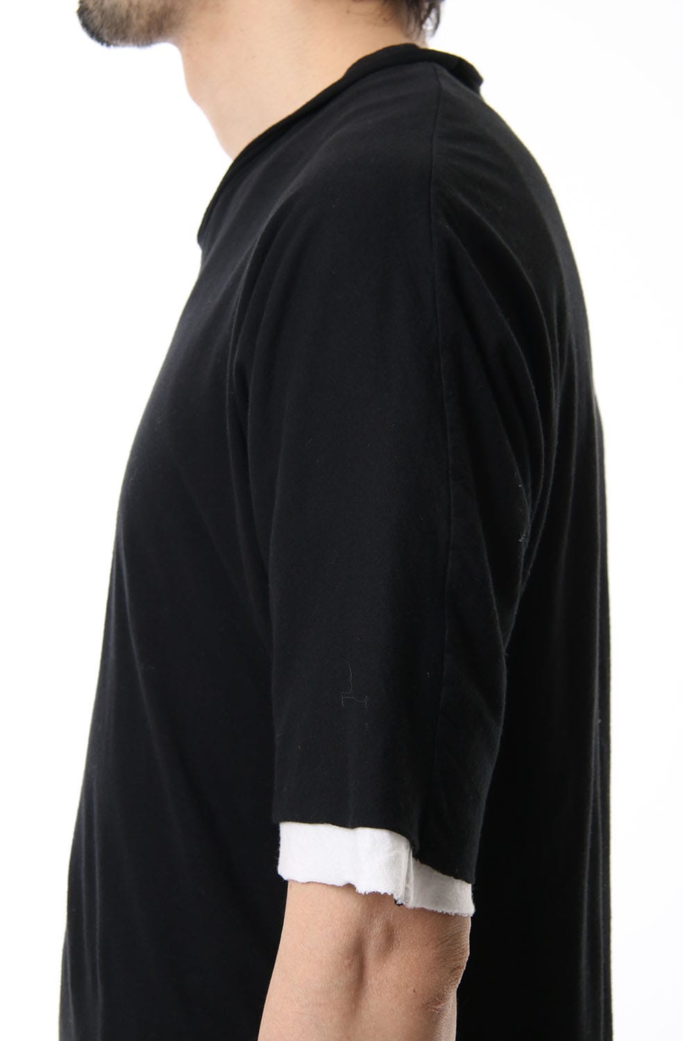 DOUBLE DOLMAN H/S Black