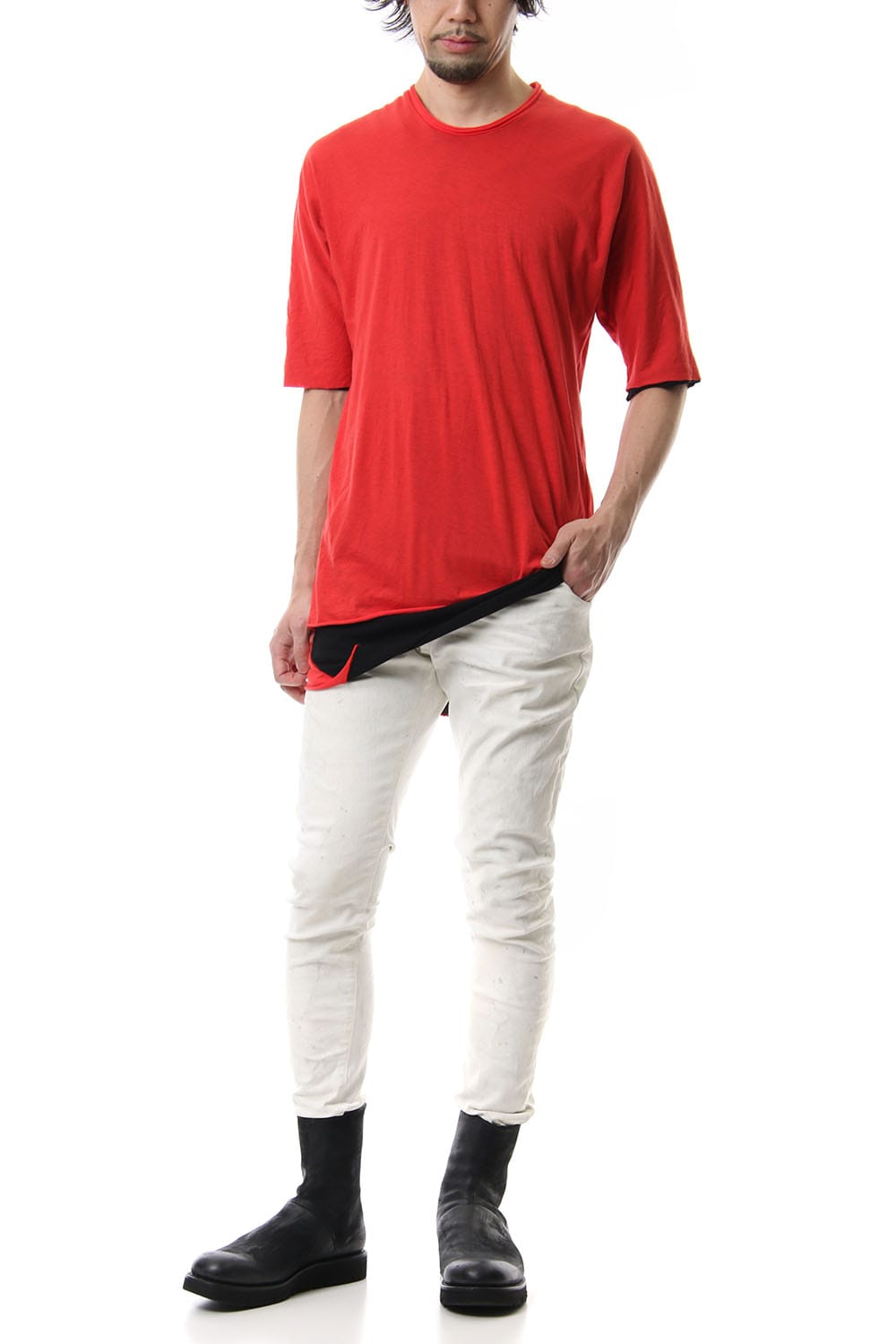 DOUBLE DOLMAN H/S Red