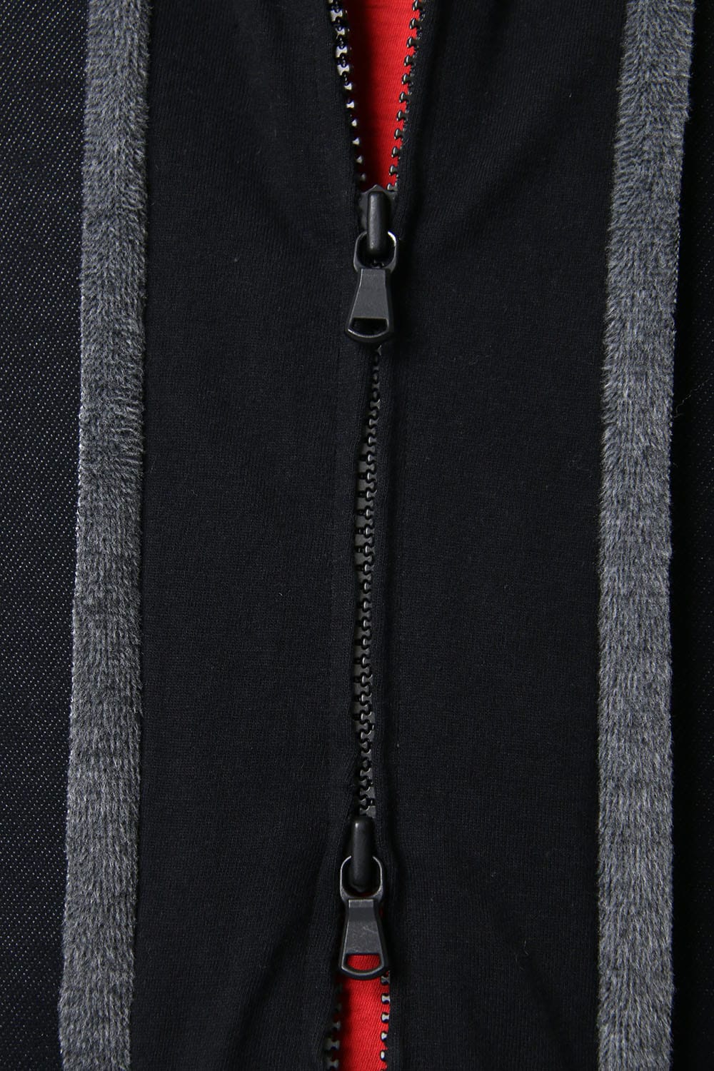 JERSEY COAT HOODIE CB.Black