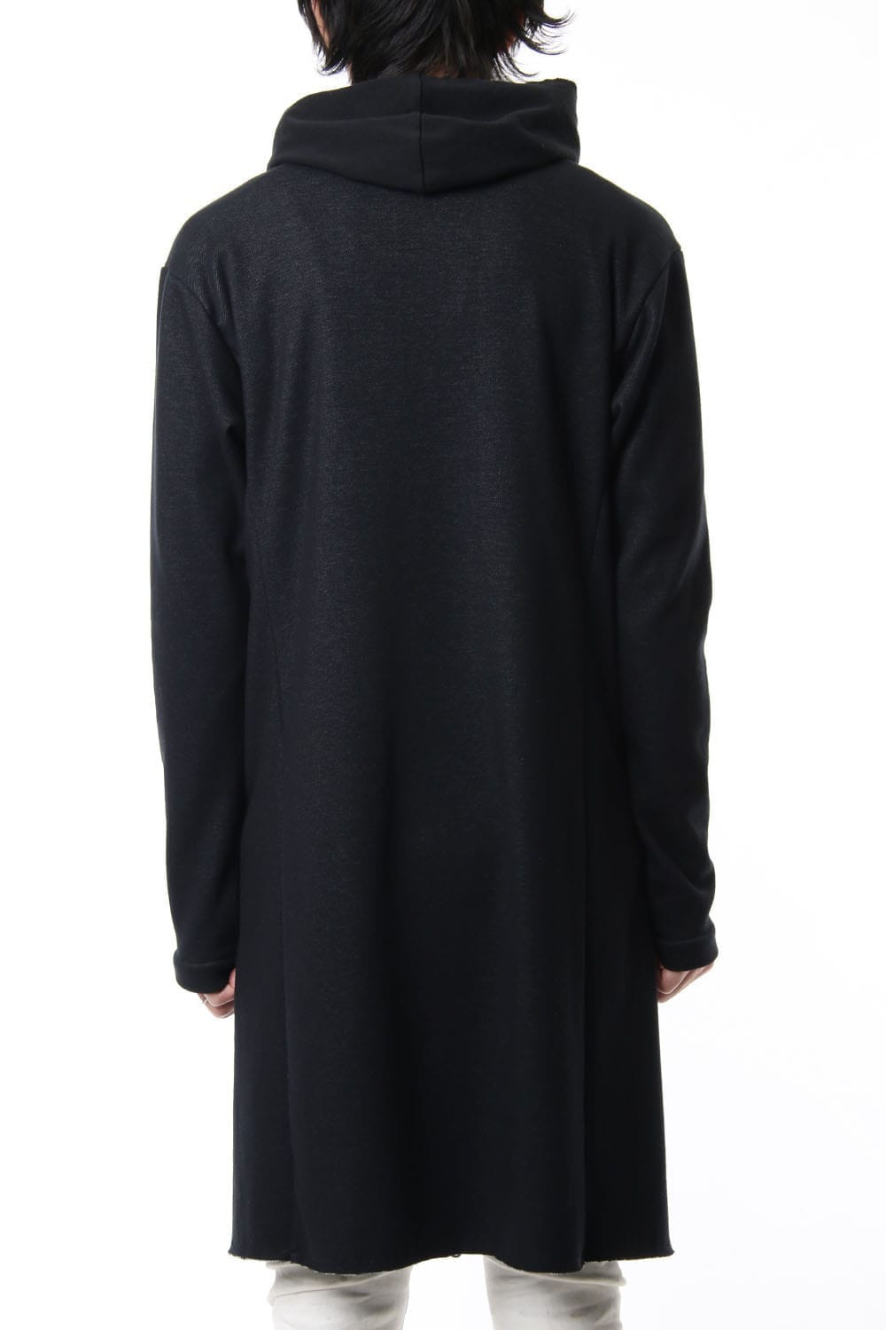 JERSEY COAT HOODIE CB.Black