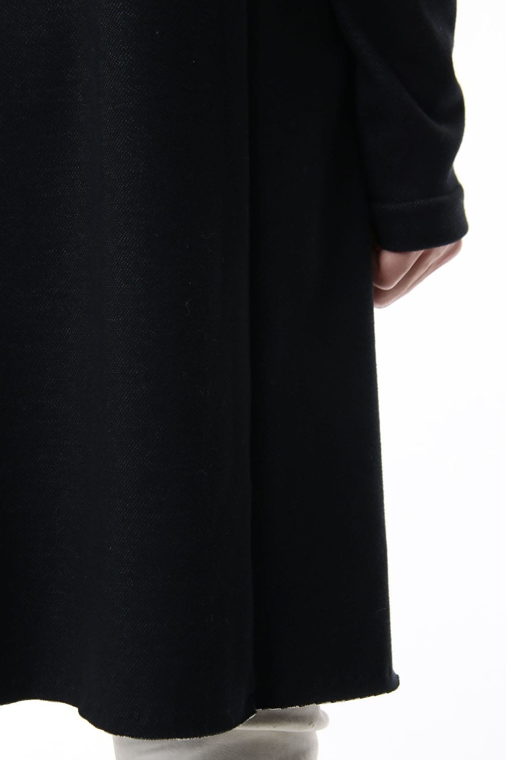 JERSEY COAT HOODIE CB.Black