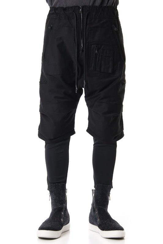 LAYERED PARACHUTE PANTS