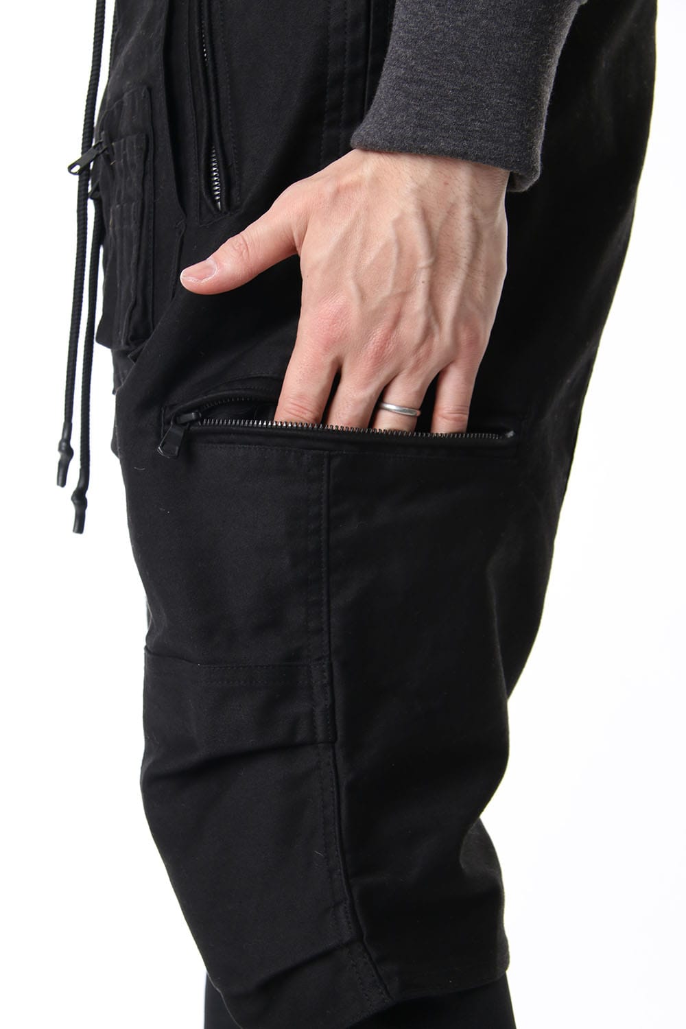 LAYERED PARACHUTE PANTS