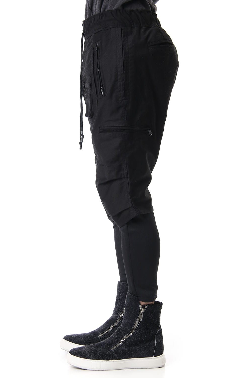 LAYERED PARACHUTE PANTS