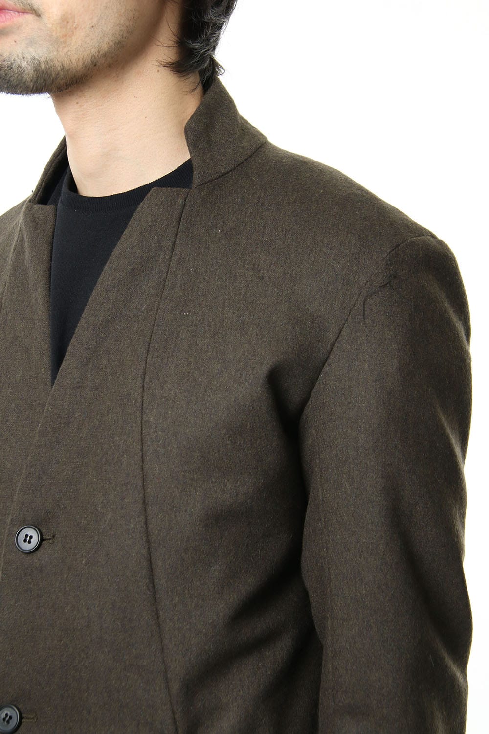 NOTCHEDLESS JACKET Khaki