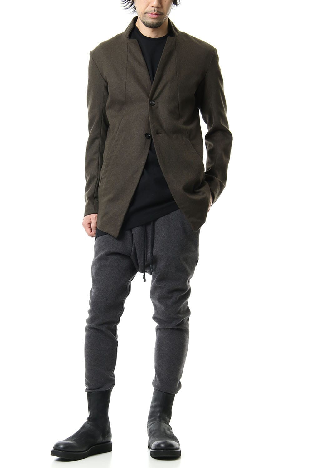 NOTCHEDLESS JACKET Khaki