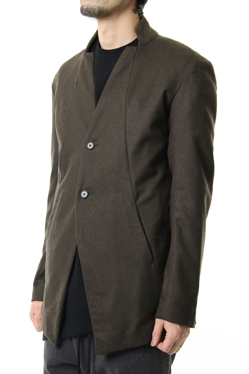 NOTCHEDLESS JACKET Khaki
