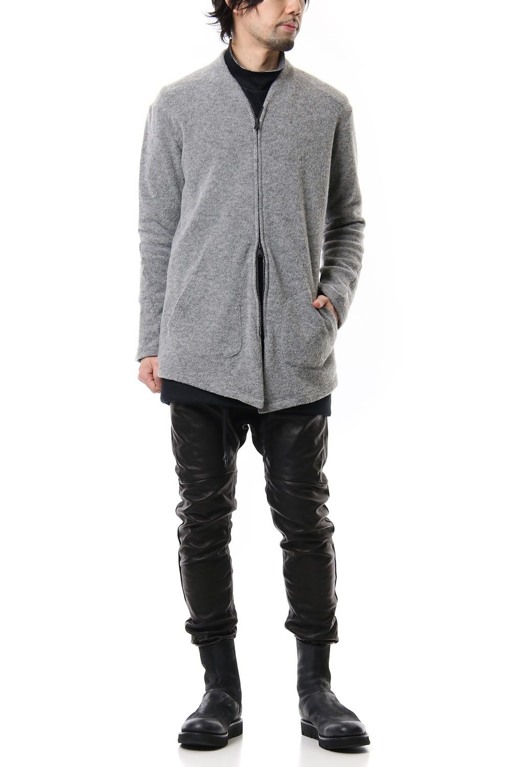 ZIP CARDE Snow Gray